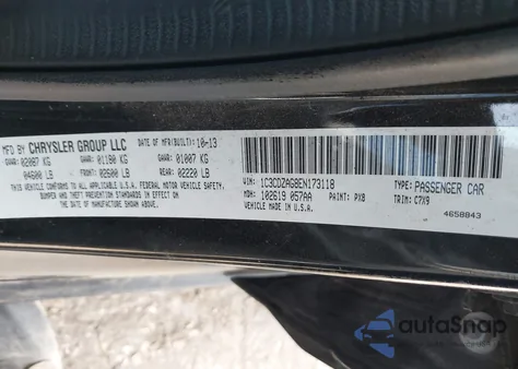 2014 Dodge Avenger Se from USA, damaged, VIN 1C3CDZAG8EN173118